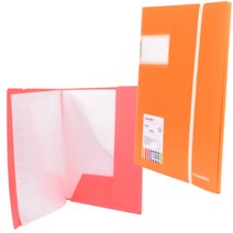 밴드형 A4 클리어화일 클리어 파일집 60매