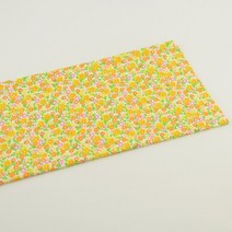 캔버스원단 옥스포드원단 패브릭원단 책바느질 코튼 패치워크 패브릭 꽃과 나뭇잎 도트 줄무늬 인쇄 예술, 07 P016-2_02 25cm x 25cm