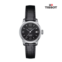 티쏘 티쏘 르로끌 블랙 여성 오토매틱 가죽시계 T41.1.123.57