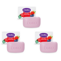 두루 내츄럴 트레즐스 와일드베리 비누, 90g, 3개