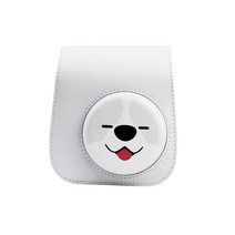 카메라 슬링백 백팩 가방 투명 케이스 보호용 캐리 백 커버 숄더 스트랩 포함, 09 White-Dog