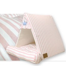 여자강아지집 핑크개집 삼각쿠션하우스 야외고양이집 소형견집 애견난방텐트 비숑집 동굴집