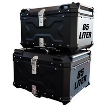 대성 알루미늄 탑박스 65L 85L 신제품 최고급탑박스 알탑 오토바이 배달통 리어백 배달대행, 65리터