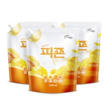 피죤 레귤러 섬유유연제 옐로미모사 리필, 2.3L, 3개