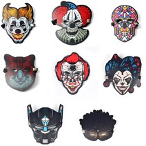 소리에 반응하는 LED 삐에로 가면 할로윈 0.0182ea, SH_ 해골, SH_ 본상품선택