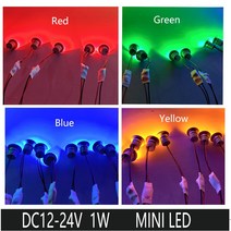 투명 피규어 진열장 쇼케이스진열장 아크릴진열장1W 2W 3W 4W 미니 Led 스포트 라이트 Downlight 디스플레, 04 2W 100 Degree, 03 빨간