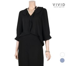 VIVID SG VIVID SG 러플 V넥 블라우스 VS024003