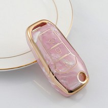 TPU 자동차 키 케이스 커버 쉘 포드 피고 2017 몬데오 5 에코 스포츠 pcs타 ST Mk8 에베레스트 레인저 퓨전 쿠가 에스코트 F150, D-pink