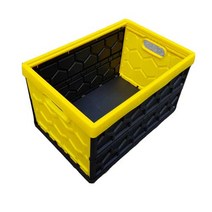 코스트코폴딩박스 접이식캠핑리빙박스 spacecrate 56l, 엘로우spacecrate코스트코폴딩박스56l