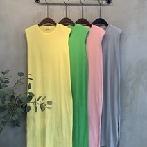 씨샵인더룸 씨샵인더룸 / 와뜨 옆트임 어깨패드 민소매 원피스 4color