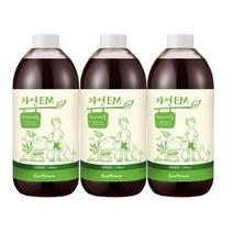 [이엠코라존] 자연EM(1000ml) 3개 활성액 원액 자연탈취제 쌀뜨물발효액 복합미생물제제, 1000ml, 6개