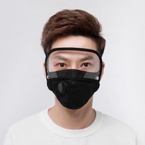 안면 자외선 햇빛 차단 고글안경 눈 보호 페이스 마스크, 그레이
