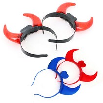 LED 야구 축구 스포츠 응원 머리띠 월드컵 올림픽 운동회 파티 행사 응원도구 응원용품, LED발광머리띠 - 일반형-그린