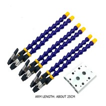 벤치 바이스 테이블 클램프 납땜 스테이션 2/4/6 플렉시블 암 인두 홀더 PCB 용접 수리 세 번째 수공구, 05 StyleB 6 Arm, StyleB 6 Arm