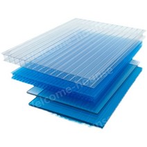 폴리카보네이트 캐노피 처마 지붕재 아크릴 넥산 파고라 차양막 보드 벌집, 02.투명 색상 4MM 두께 2.1mx6m