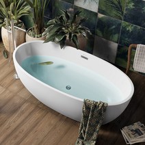 바스코리아 다이나 프리스탠딩 욕조 | 1400 1500 1700 프리스탠딩 반신욕조, 1400 x 750 x 580, 1개