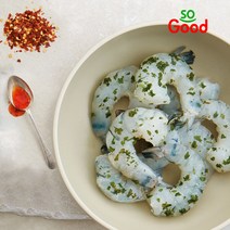 쏘굿 탱글탱글한 생 칵테일 새우 900g 특대 40~50미 외, 1팩, 대(76~78미)