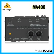 베링거 MA400 스테레오 앰프 모니터 개인용 모니터 믹서 헤드폰