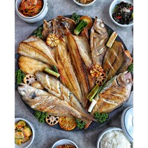 국내산 반건조 생선 꽃돔 국산조기 가자미 볼락 열기 임연수 나막스, 생선 7종 (13마리)