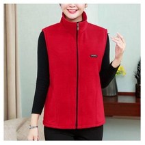 마켓A 여성용 심플 후리스 조끼