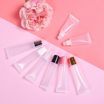 셀프천사 파운데이션 공병 공 용기 비비 크림 립 밤 치약 튜브, 50개, 블랙-20ml