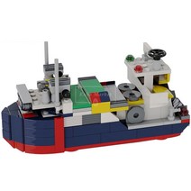 호환블럭 시티 Cargo Ship 미니 화물선 MOC-8130 창작 신제품