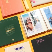 인생 사진 초음파 포토북 사진첩 셀프 커플 접착식 하루필름 비팬시 유포리아 네컷앨범, 베이지