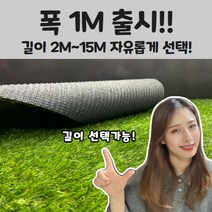 조경 인조잔디 18mm 폭 1m x 길이 2m부터 15m까지 선택가능!!, 폭1M x 길이3M, 1개