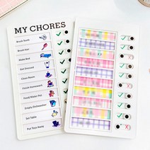 피케이몰 하루 계획 체크리스트 일일계획표, 1개, 화이트