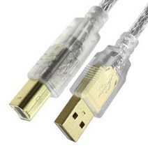 2.0 고급형 USB B타입 프린터 연결선 케이블 연결잭 노이즈필터, 3M