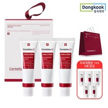 동국제약 선물용 마데카크림 시즌4 50ml 3개 무료샘플 1ml 5매+쇼핑백 증정, 단품