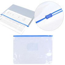 파일집 서류파우치 지퍼 투명 파일 철 지퍼화일 A4클리어화일