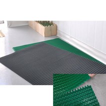 배수 오염제거 돌출형 조립식 PVC바닥매트 가게 현관매트 업소용 출입문 현관 현관깔판 발판 실외용, 회색