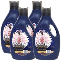 다우니 엘레강스 섬유유연제 백합 본품, 2.6L, 4개