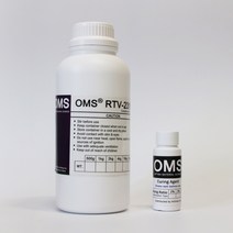 OMS실리콘 축합형4kg+경화제포함 - 몰드용 액상실리콘, oms4512(경도12), 무색(투명)