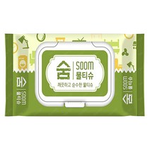 숨물티슈 100매 캡형 업소용 식당용물티슈, 1개