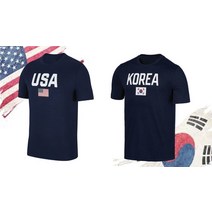 KOREA USA 농구 국대 반팔티셔츠 쿨론 기능성