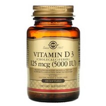 솔가 비타민 D3 5000 IU 소프트젤, 100정, 3개