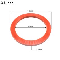 불박기 금박기계 진공 주조 기계용 실리콘 고온 흑연 보석 3 개, [02] 3.5inch Gaskets