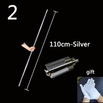 장봉 단봉 봉술 무술 무기 110cm150cm 휴대용 포켓 텔레스코픽 막대 자기 방어 보호 스틱 중공 sun wukong 스틱 안티 늑대 스틱, 노란색