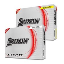 던롭 스릭슨 Z STAR XV 4피스 골프공골프볼 12구, 엘로우, 선택완료