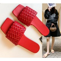 한봄찬 여성여름꽈배기6종 슬리퍼 꼰 벨트 경량 여성 대형 플랫 바닥 샌들[칫수는 주문시 기재바랍니다]