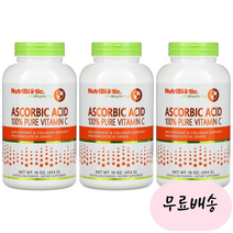 [뉴트리바이오틱]-M2-순수 비타민C 아스코르브산 100% 파우더 454g[[3통]], 454g, 3개