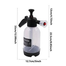 폼랜스폼캐논 자동차 거품 세척 스노우 랜스 노즐 청소 물병 분무기 액세서리, 02 Foam watering can