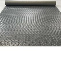 PVC 바닥 미끄럼방지 고무판 공장 방진 패드 절연매트, 블랙 -폭 1.2m x 한 롤 15m