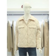 에이비에프지 카라넥 덕다운 숏경량패딩 AFW4FFD3J