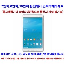 창성컴퓨터_삼성LG레노버등_7인치_8인치_10인치_태블릿PC_갤럭시탭_아이패드_옵션에서선택구매_, 중고제품, 중고_인터넷용_10인치이상삼성LG_A급와이파이전용_랜덤