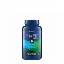 GNC (미국직배) 트리플 피쉬오일 미니 소프트젤 Triple Strength Fish Oil Mini 120 Mini Softgels, 1개, 120졍