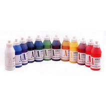 비비드 아크릴물감 200ml 15컬러 낱색, 흰색