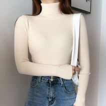 LJSXLS-터틀넥 니트 스웨터 풀오버 가을/ 의류 검정색 부드러운 겨울 긴 소매 상의 12 가지 색상 라운드니트 니트집업 반집업니트 봄 여름